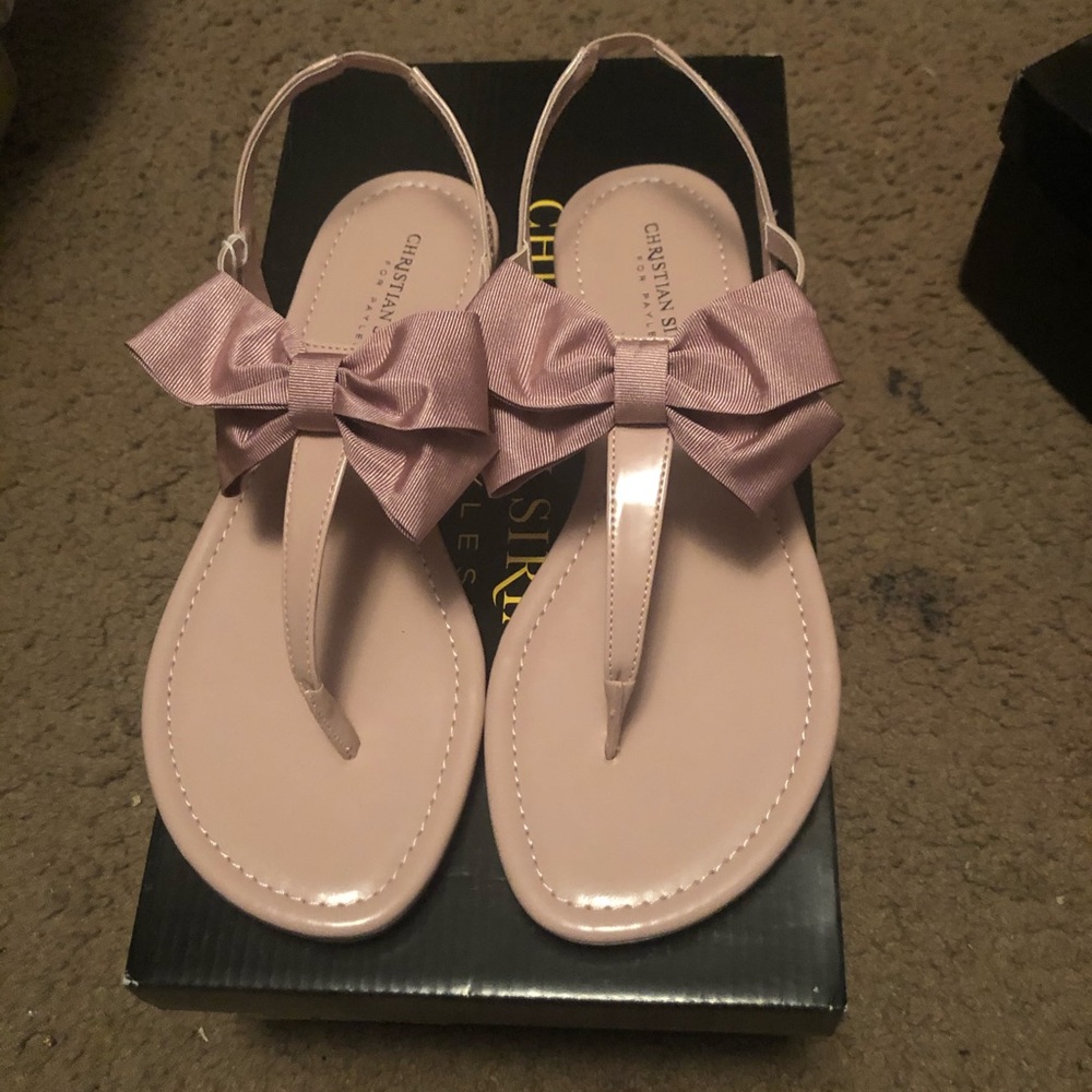 Blush Pink Sandals Never Worn